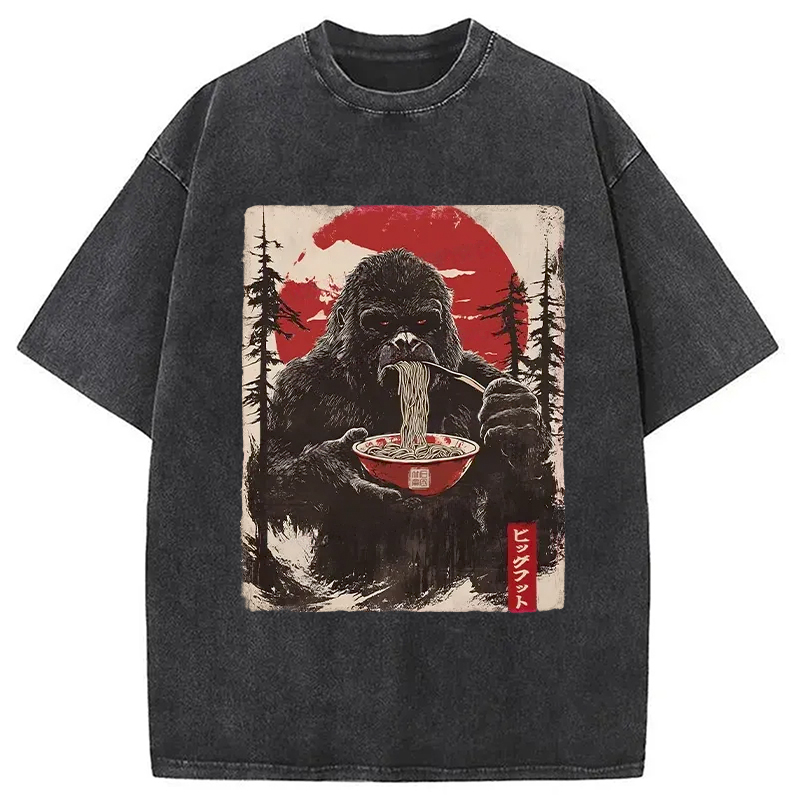 Tspinners Ramen Lover Bigfoot Washed T-Shirt